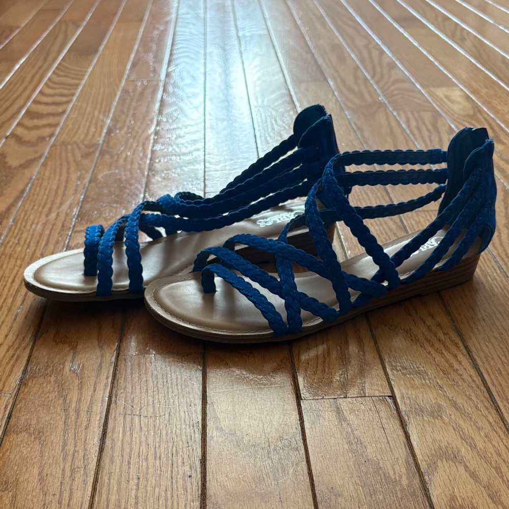 Carlos by Carlos Santana Navy Braided Sandals
Comes in original box - Picture 2 of 3